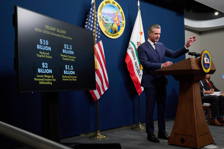 Democratic legislators weigh new taxes and blame Trump for California’s deficit